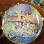assiette décorative anglaise