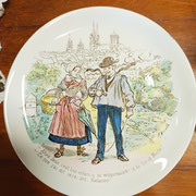 assiette ancienne François Esnault