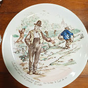 assiette ancienne François Esnault