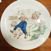 assiette ancienne François Esnault