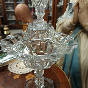Drageoir ancien en cristal baccarat