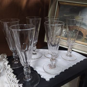 flûtes ancienne en cristal