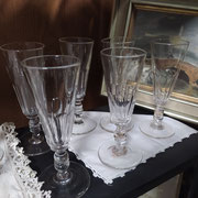flûtes ancienne en cristal