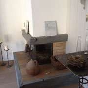 Cheminée im Wohnzimmer