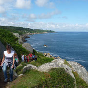 Le sentier côtier des Roches Blanches près de Douarnenez