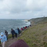 Coup de vent et rayon de soleil sur la Pointe du Raz