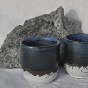 Tasses à expresso / Collection Sommets / Céramiques ©LIT Au Grès d'Émaux