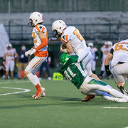 Fotografia sportiva di football americano Rams Milano - Predators Golfo del Tigullio  | Alessandro Tintori
