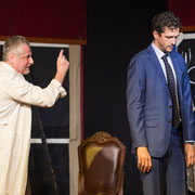Fotografia di scena dello spettacolo teatrale "Il quarto colloquio" | Alessandro Tintori