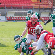 Fotografia sportiva di football americano Gorillas Varese vs Rams Milano | Alessandro Tintori