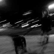 Fotografia in bianco e nero di Ilaria Carluccio e Willy il figo | Alessandro Tintori