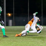 Fotografia sportiva di football americano Predators Golfo del Tigullio vs Rams Milano | Alessandro Tintori