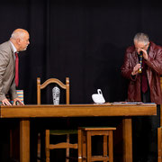 Fotografie di scena "Quel pomeriggio di un giorno a teatro" al Teatro Caboto Kolbe di Milano | Alessandro Tintori