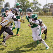 Fotografia sportiva di football americano Rams Milano - Honey Badgers Formigine | Alessandro Tintori