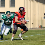 Fotografia sportiva di football americano Wolverines Piacenza vs Rams Milano | Alessandro Tintori