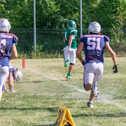 Fotografia sportiva di football americano Rams Milano vs Achei Crotone | Alessandro Tintori