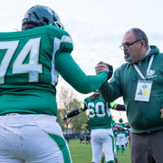 Fotografia sportiva di football americano Hammers Monza Brianza vs Rams Milano | Alessandro Tintori