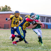 Fotografia sportiva di football americano Rams Milano - Thunders Trento | Alessandro Tintori