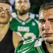 Fotografia sportiva di football americano Cavaliers Castelfranco Veneto vs Rams Milano | Alessandro Tintori