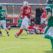 Fotografia sportiva di football americano Gorillas Varese vs Rams Milano | Alessandro Tintori