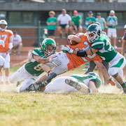 Fotografia sportiva di football americano Rams Milano vs Predators Golfo del Tigullio | Alessandro Tintori