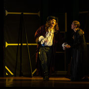 Fotografia di scena di Cyrano de Bergerac in scena al Teatro Caboto Kolbe di Milano