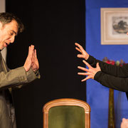Fotografia di scena della spettacolo "L'ingarbuglione" al Teatro Caboto Kolbe di Milano | Alessandro Tintori