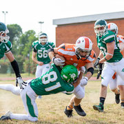 Fotografia sportiva di football americano Rams Milano vs Predators Golfo del Tigullio | Alessandro Tintori