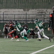 Fotografia sportiva di football americano Rams Milano vs Wolverines Piacenza | Alessandro Tintori
