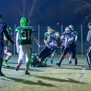 Fotografia sportiva di football americano Bengals Brescia vs Rams Milano | Alessandro Tintori