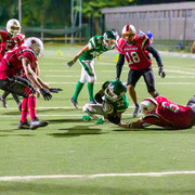 Fotografia sportiva di football americano Rams Milano - Hurricanes Vicenza | Alessandro Tintori