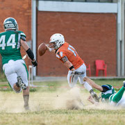 Fotografia sportiva di football americano Rams Milano vs Predators Golfo del Tigullio | Alessandro Tintori