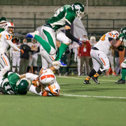 Fotografia sportiva di football americano Rams Milano - Predators Golfo del Tigullio  | Alessandro Tintori