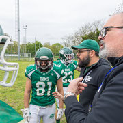 Fotografia sportiva di football americano Rams Milano - Crusaiders Cagliari | Alessandro Tintori
