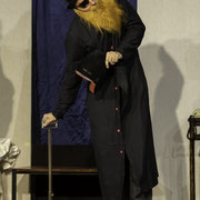 Fotografia di scena dello spettacolo teatrale Galeotto fu il lettino al Teatro Caboto Kolbe a Milano | Alessandro Tintori