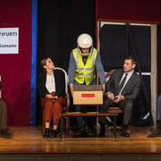 Fotografia di scena dello spettacolo teatrale "Il quarto colloquio" | Alessandro Tintori
