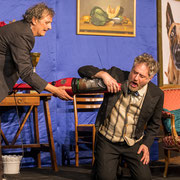 Fotografia di scena dello spettacolo teatrale Cenere e Champagne al Teatro Caboto Kolbe | Alessandro Tintori