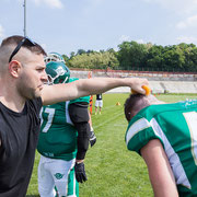 Fotografia sportiva di football americano Gorillas Varese vs Rams Milano | Alessandro Tintori