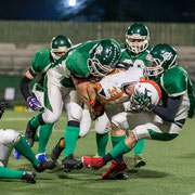 Fotografia sportiva di football americano Rams Milano - Predators Golfo del Tigullio  | Alessandro Tintori
