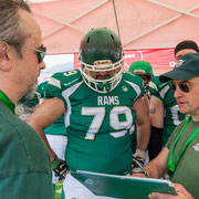 Fotografia sportiva di football americano Gorillas Varese vs Rams Milano | Alessandro Tintori