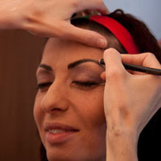 Backstage del set del porfolio fine art La strega di Alessandro Tintori con Yara