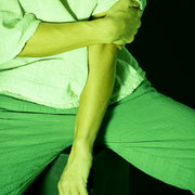 Fotografia di backstage di Luigi Larva sul set 1052 di Alessandro Tintori