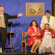Fotografia di scena dello spettacolo teatrale Cenere e Champagne al Teatro Caboto Kolbe | Alessandro Tintori