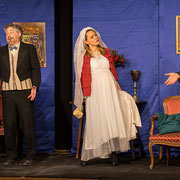 Fotografia di scena dello spettacolo teatrale Cenere e Champagne al Teatro Caboto Kolbe | Alessandro Tintori