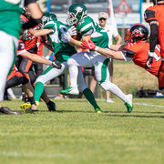 Fotografia sportiva di football americano Wolverines Piacenza vs Rams Milano | Alessandro Tintori