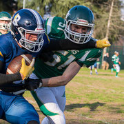 Fotografia sportiva di football americano Rams Milano - Blitz Ciriè | Alessandro Tintori