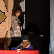 Fotografia di scena dello spettacolo teatrale Gioco mortale al Teatro Caboto Kolbe | Alessandro Tintori