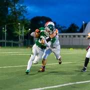 Fotografia sportiva di football americano Rams Milano - Predators Golfo del Tigullio  | Alessandro Tintori