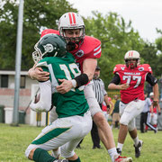 Fotografia sportiva di football americano Rams Milano - Gorillas Varese | Alessandro Tintori