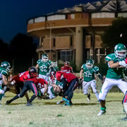 Fotografia sportiva di football americano Cavaliers Castelfranco Veneto vs Rams Milano | Alessandro Tintori